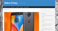 Desktop Screenshot of makeiteasy.in