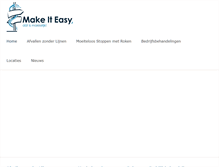 Tablet Screenshot of makeiteasy.nl